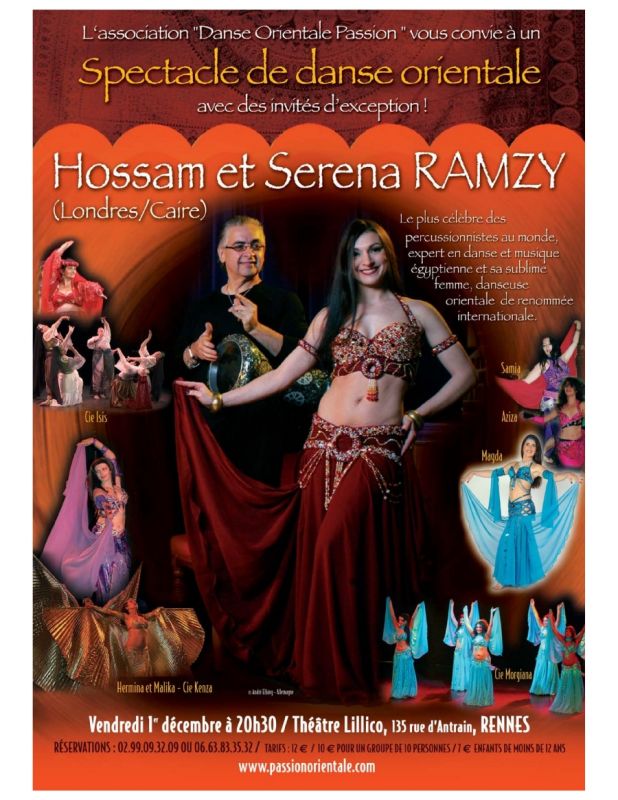 Affiche du show avec hossamramzy_2005